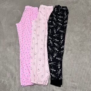 Bundle‎ Of 3 Girls Kids Pajama Pants Size 12